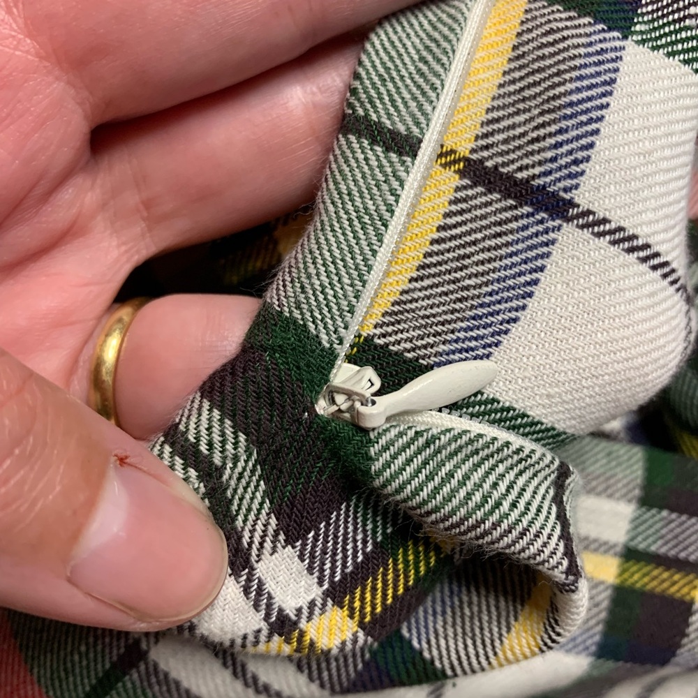 Pottery Barn Denver Plaid Pillow Cover ONLY Lumbar Size 16x26 - 1 PILLOWCASE - Picture 7 of 12